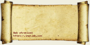 Sara Bakić vizit kartica